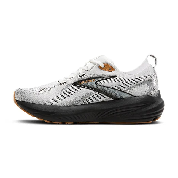 Brooks Men's Glycerin 22 Running Shoe - White/Grey/Black 1104451D135