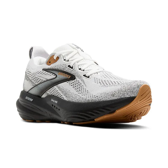 Brooks Men's Glycerin 22 Running Shoe - White/Grey/Black 1104451D135