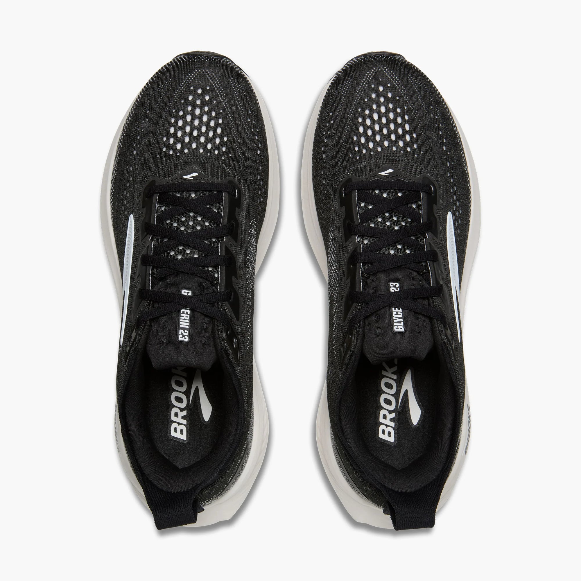 Brooks Men's Glycerin 23 Running Shoe - Black/Grey/White