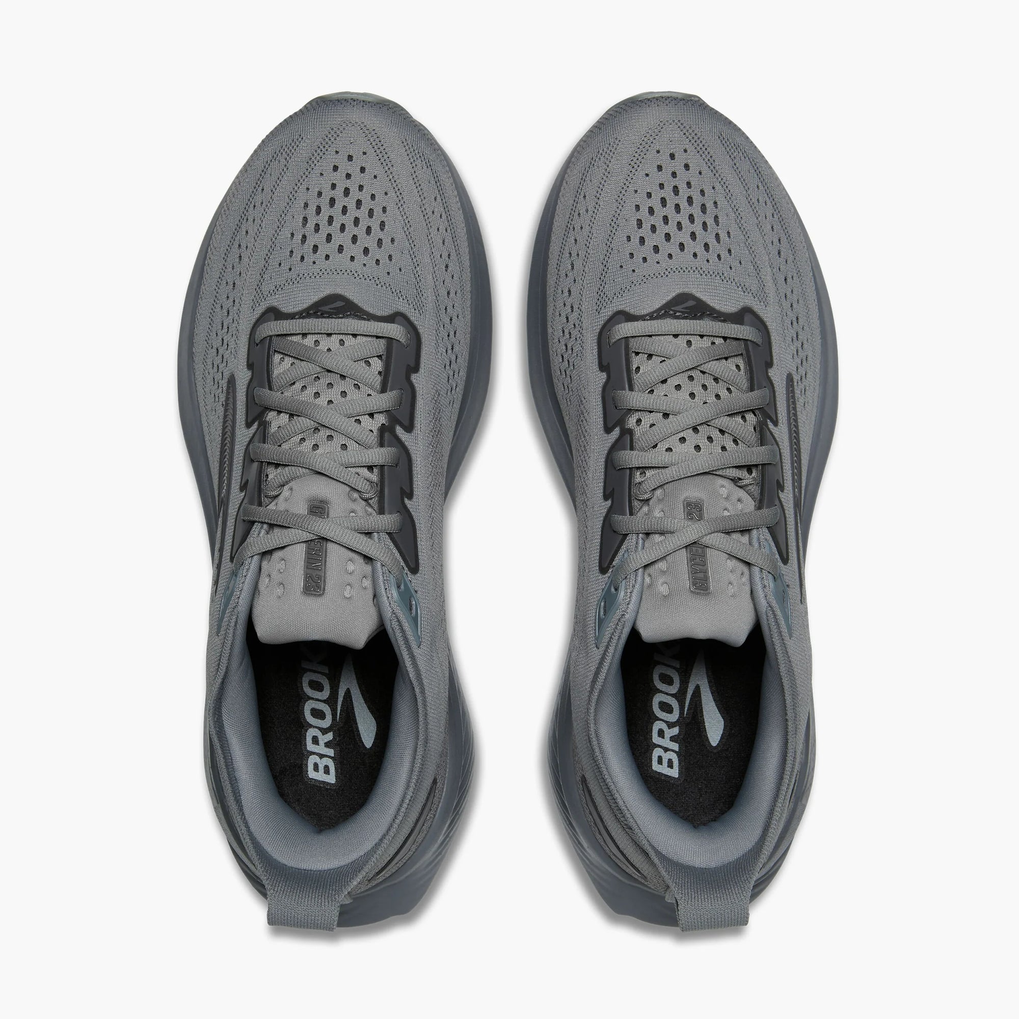 Brooks Men's Glycerin 23 Running Shoe - Grey/Blackened Pearl/Black