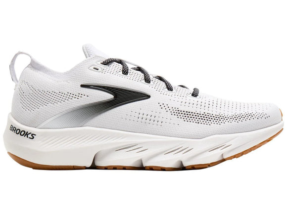 Brooks Men's Glycerin Flex Running Shoe - White/Black/Gum 195394771749