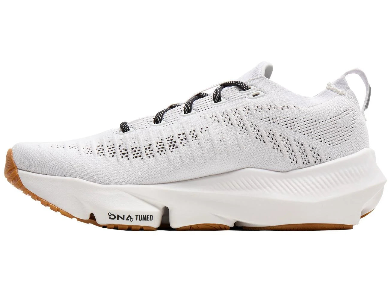 Brooks Men's Glycerin Flex Running Shoe - White/Black/Gum 195394771749