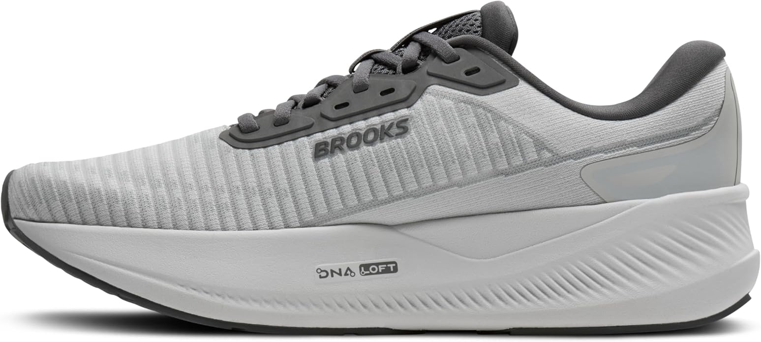 Brooks Men's Revel Max Running Shoe - Oyster Mushroom/Poppy Seed 1104821D038