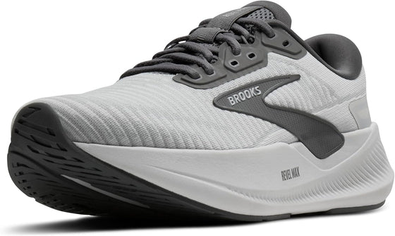 Brooks Men's Revel Max Running Shoe - Oyster Mushroom/Poppy Seed 1104821D038