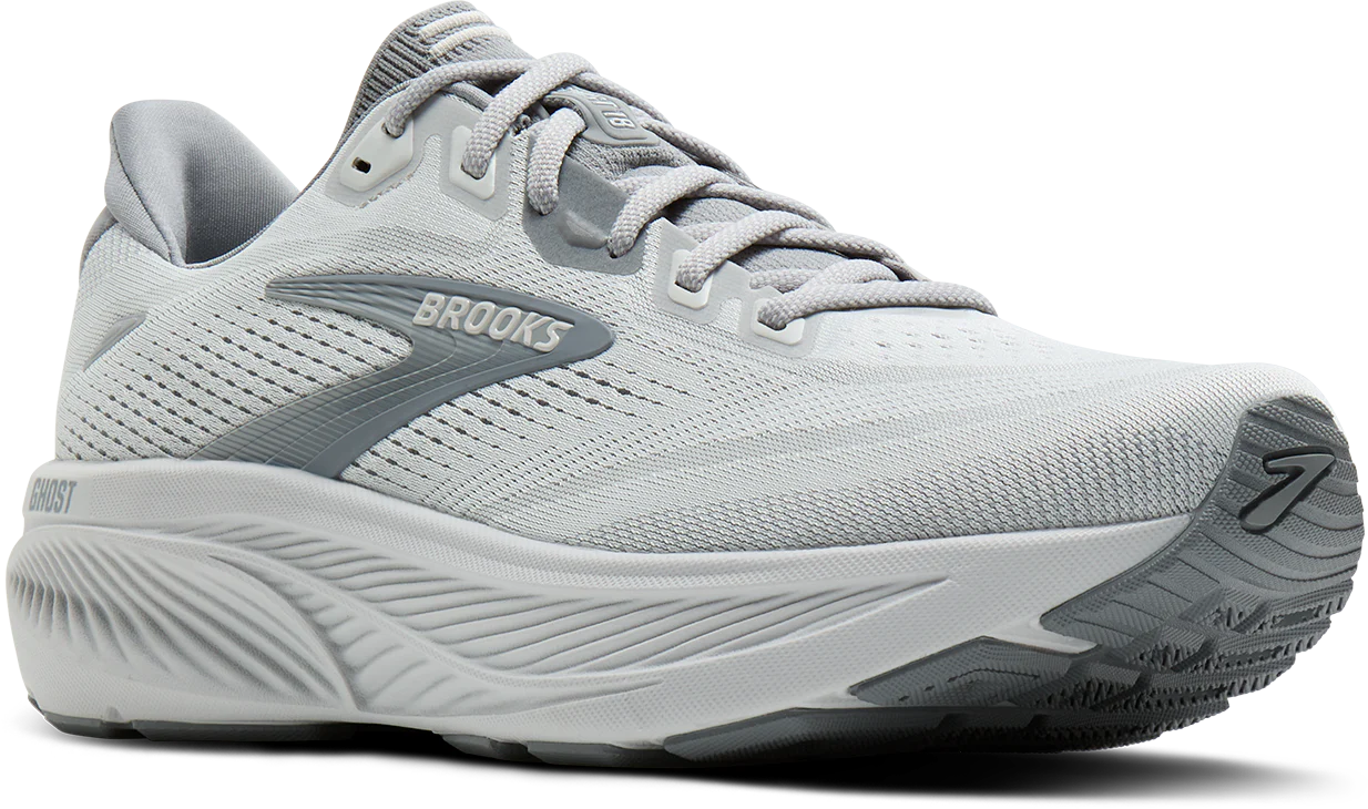 Brooks Men's Ghost 18 Running Shoe - Primer Grey/Oyster/Mushroom