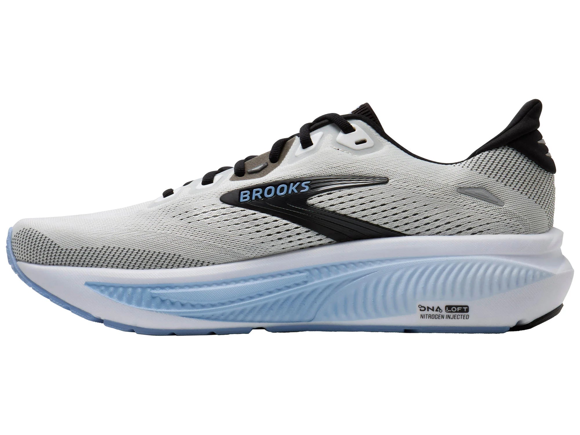 Brooks Men's Ghost 18 Running Shoe - White/Black/Open Air