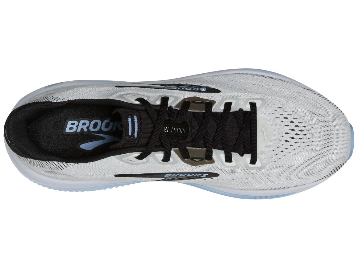 Brooks Ghost 18 Men\'s Running Shoes White/Black/Open Air NEW 110493-1D-172 Brooks Ghost 18 Men main image 4