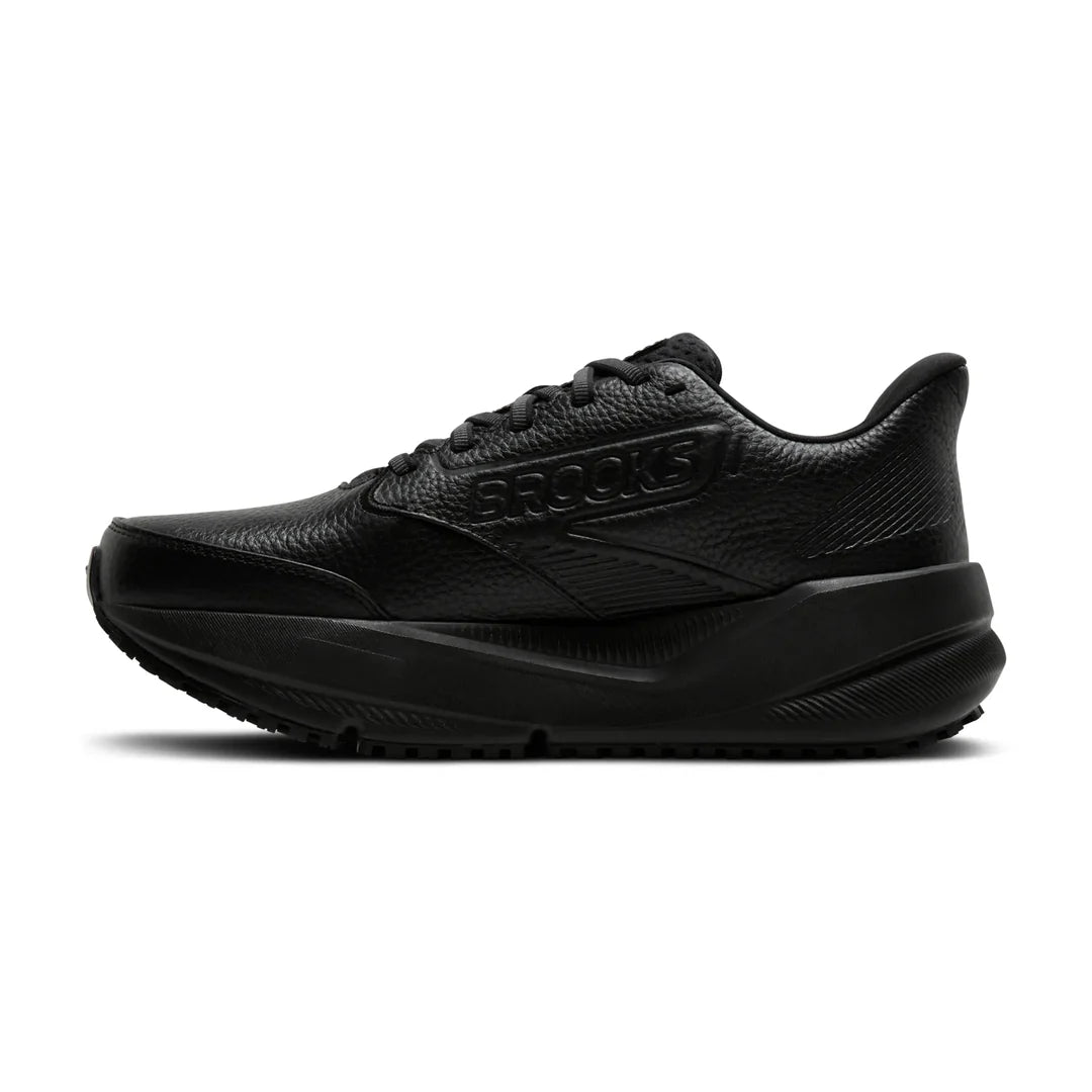 Brooks Men's Ghost Max Slip Resistant Work Shoe - Black/Black 1104951D072