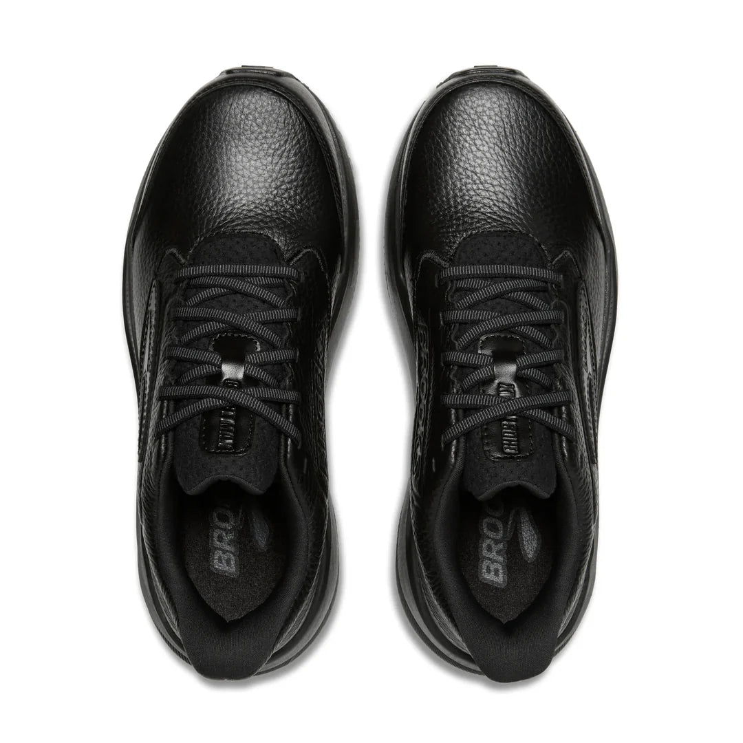 Brooks Men's Ghost Max Slip Resistant Work Shoe - Black/Black 1104951D072