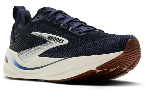 Brooks Men's Ghost Max 4 Running Shoe - Navy/Navy/Biscuit 1104961D463
