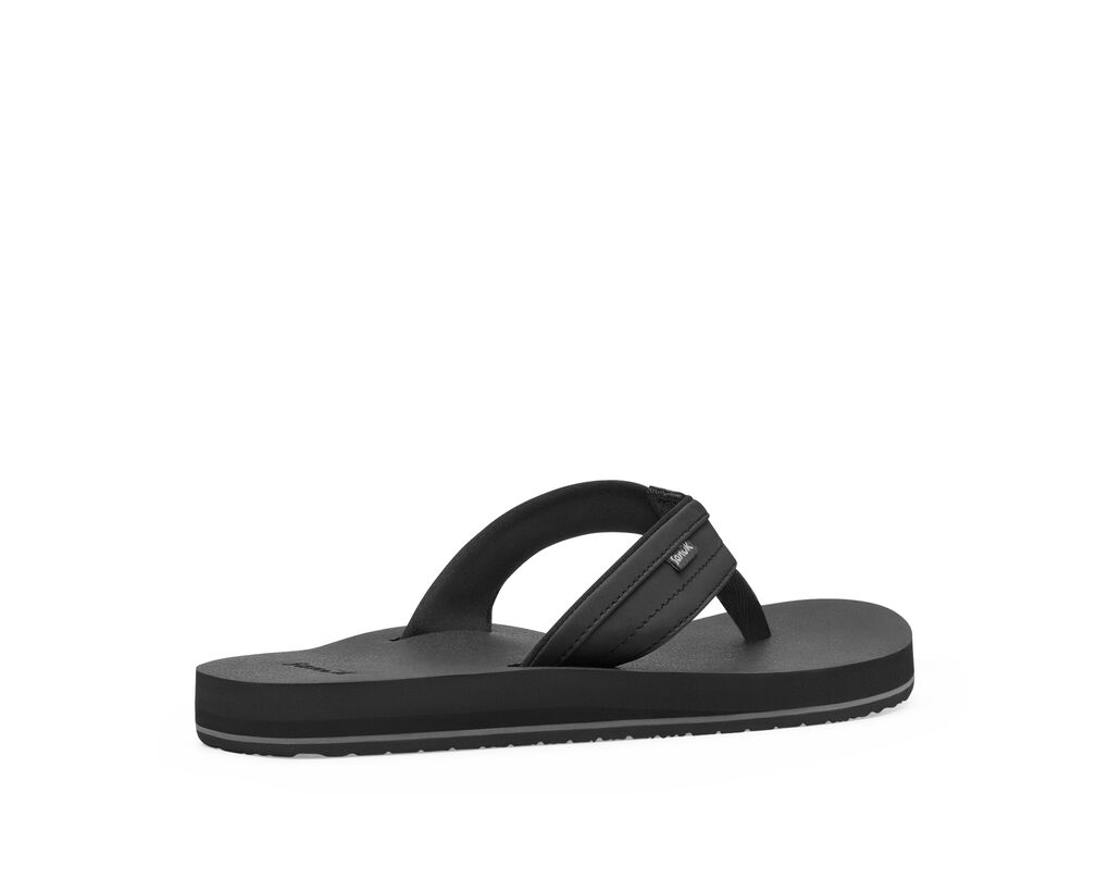 Sanuk Men's Ziggy Flip Flops - Black 1116734