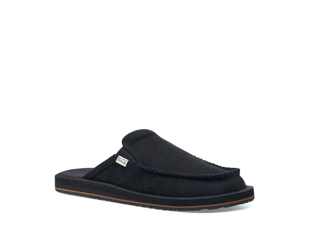 Black Sanuk Pair O Dice Slip On Size 8 Canada - Sanuk Retailers