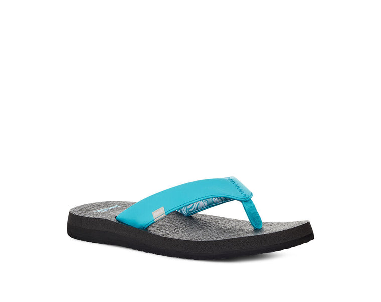 Sanuk Women's Yoga Mat Flip Flop - Scuba Blue 1139334