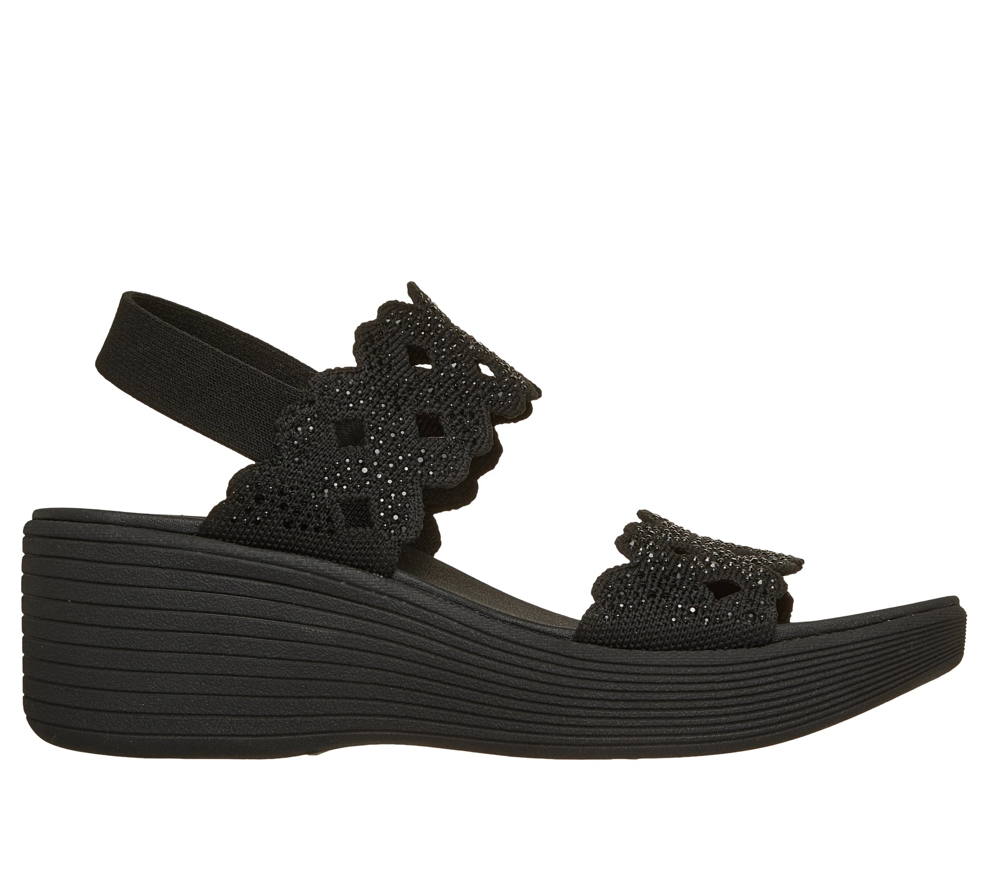 Skechers Women's Parallel Lie-Sass Sandal - Black 119420