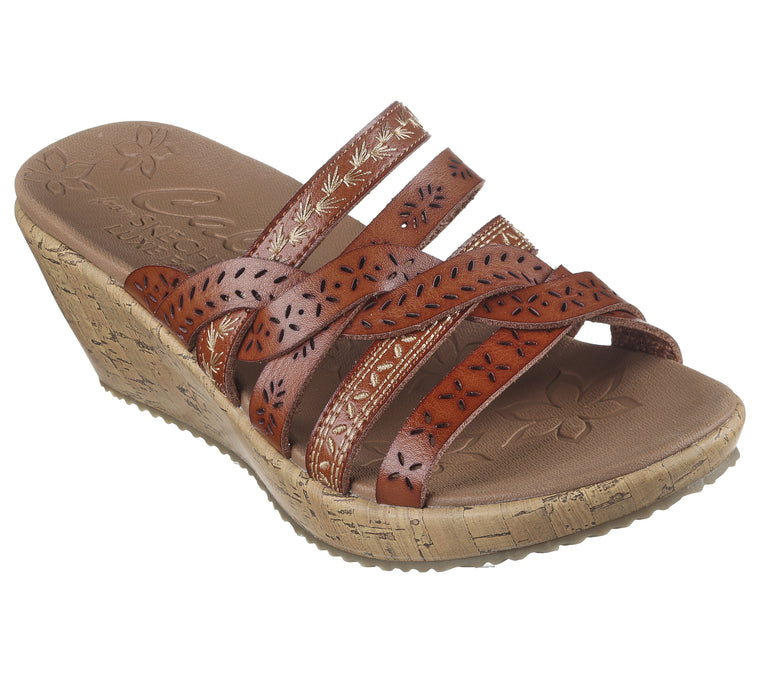 Skechers Women's Beverlee-New Resort Sandal - Luggage 119580