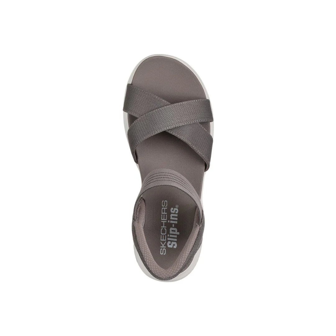 Skechers Women's Slip-In Ultra Flex 3.0 Sandal - Dark Taupe 119975