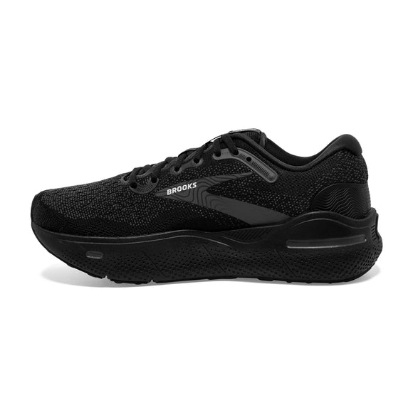 Brooks Women's Ghost Max Running Shoe - Black/Black/Ebony 1203951B020