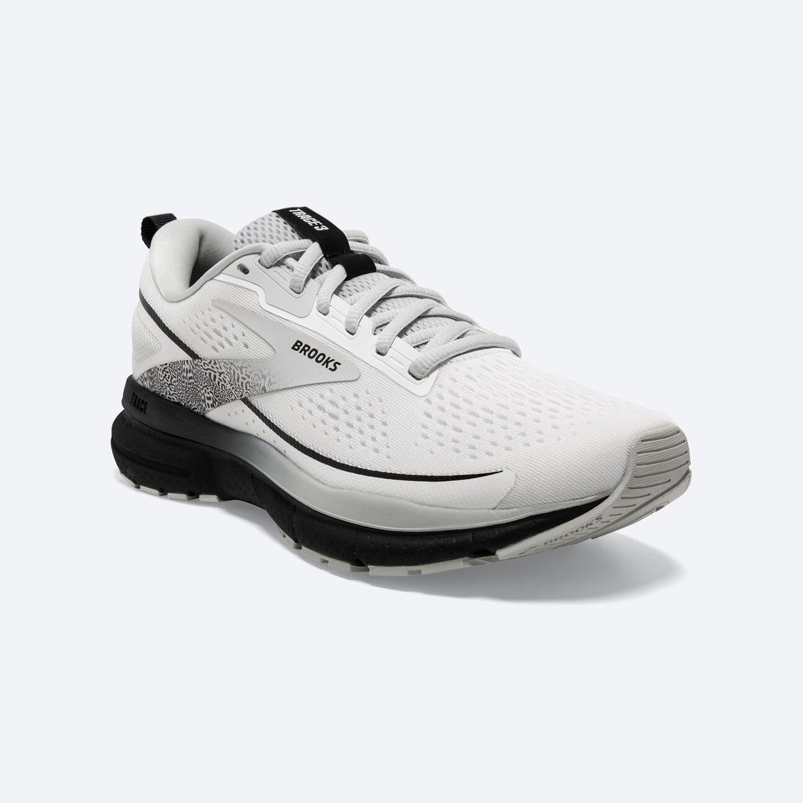 Brooks Women's Trace 3 Running Shoe - White/Oyster/Black 1204011B191