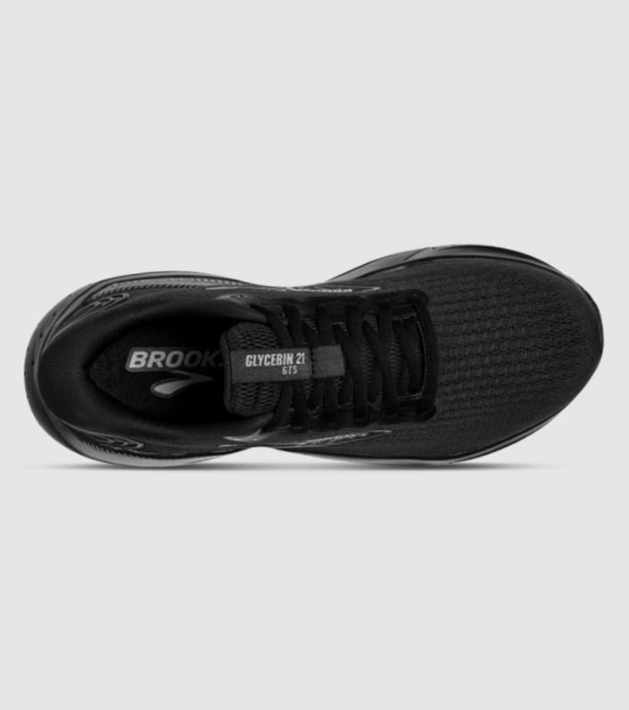 Brooks Men's Glycerin GTS 21 Running Shoe - Black/Black/Ebony