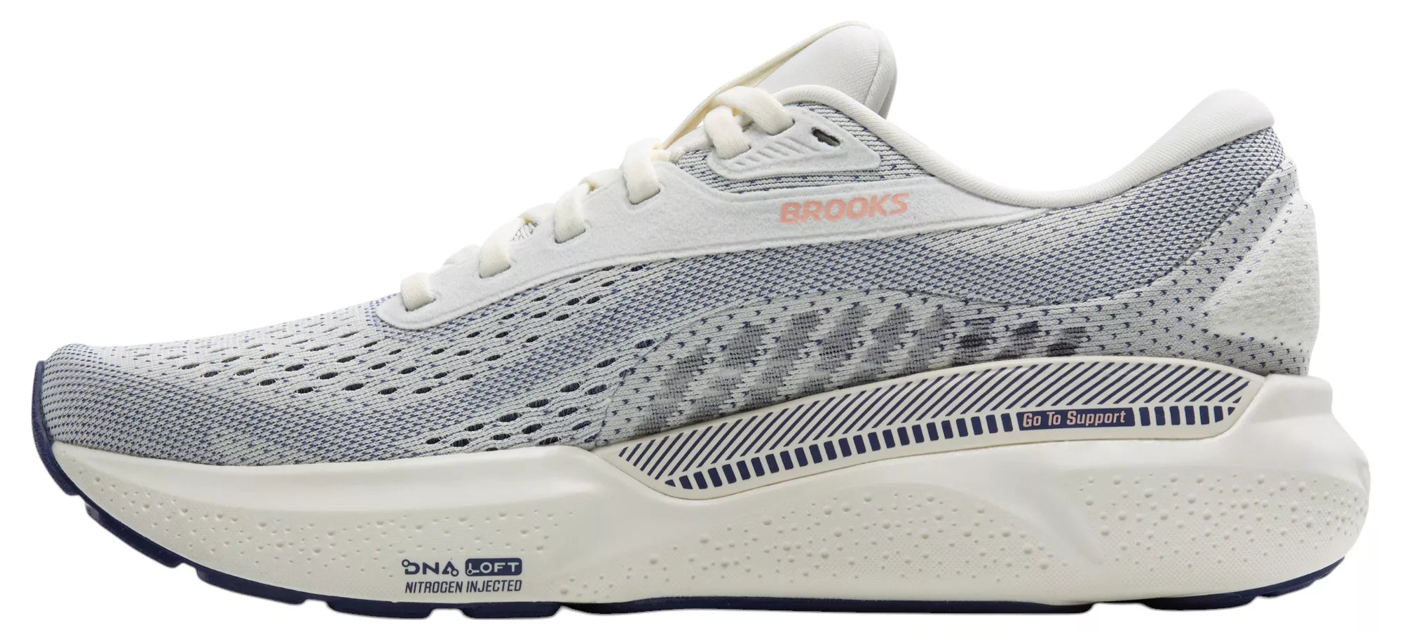 Brooks Women's Adrenaline GTS 24 Running Shoe - Grey/Blue