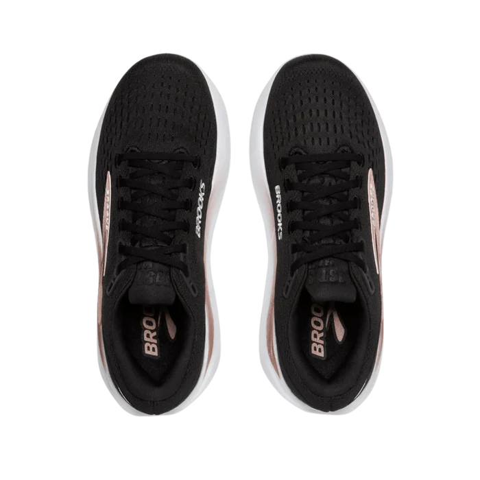 Brooks Women's Ghost Max 3 Running Shoe - Black/Black/Rose Gold 1204571B043