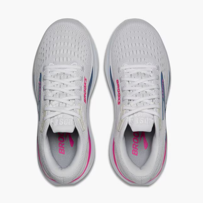 Brooks Women's Ghost Max 3 Running Shoe - White/Moonlight/Pink 1204571B132