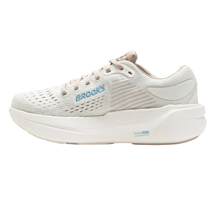 Brooks Women's Ghost Max 3 Running Shoe - Coconut/Chateau Grey/Blue 1204571B181