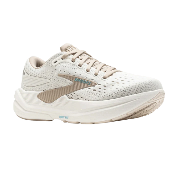 Brooks Women's Ghost Max 3 Running Shoe - Coconut/Chateau Grey/Blue 1204571B181