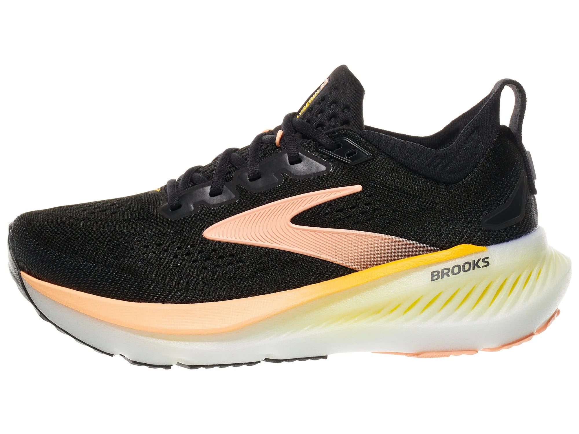 Brooks Women's Glycerin 23 Running Shoe - Black/Peach/Nightlife 1204651B072