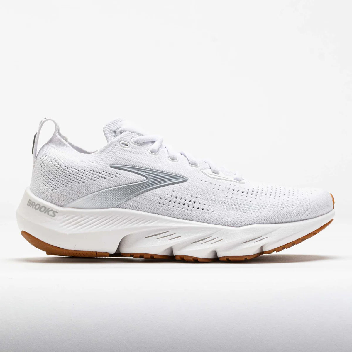 Brooks Women's Glycerin Flex Running Shoe - White/Black/Gum 1204671B187