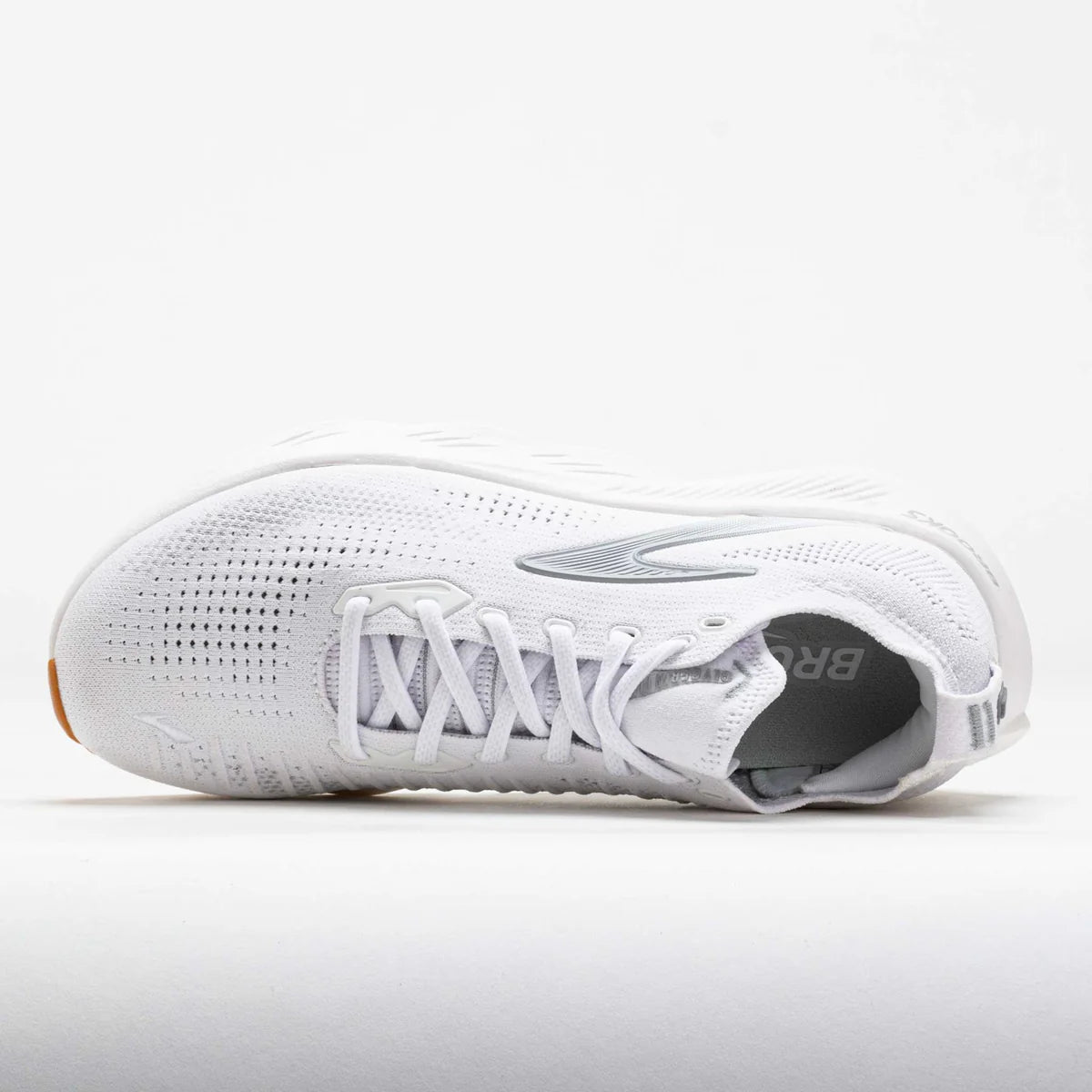 Brooks Women's Glycerin Flex Running Shoe - White/Black/Gum 1204671B187