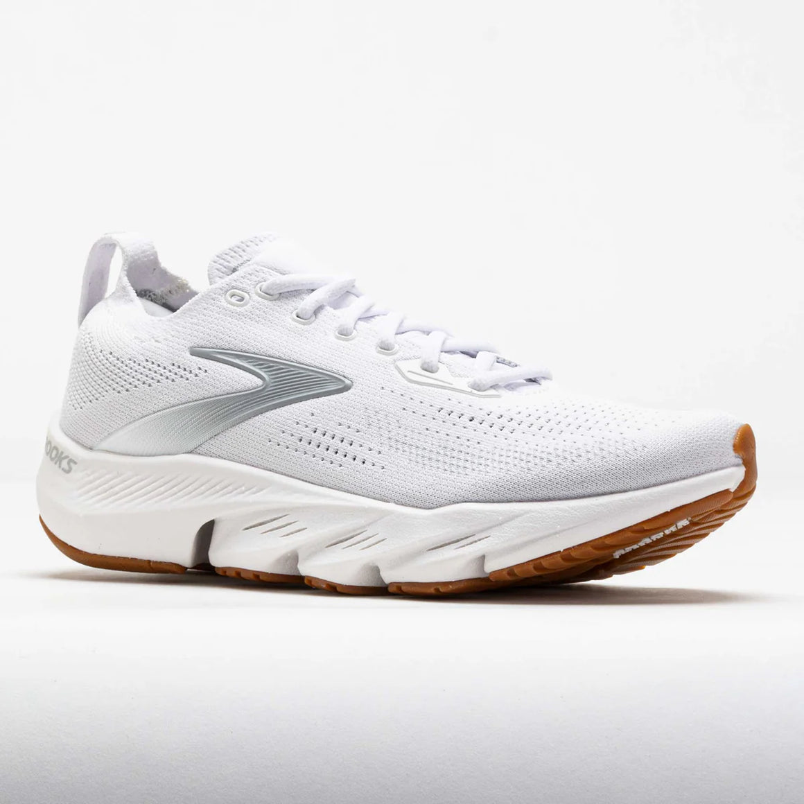 Brooks Women's Glycerin Flex Running Shoe - White/Black/Gum 1204671B187