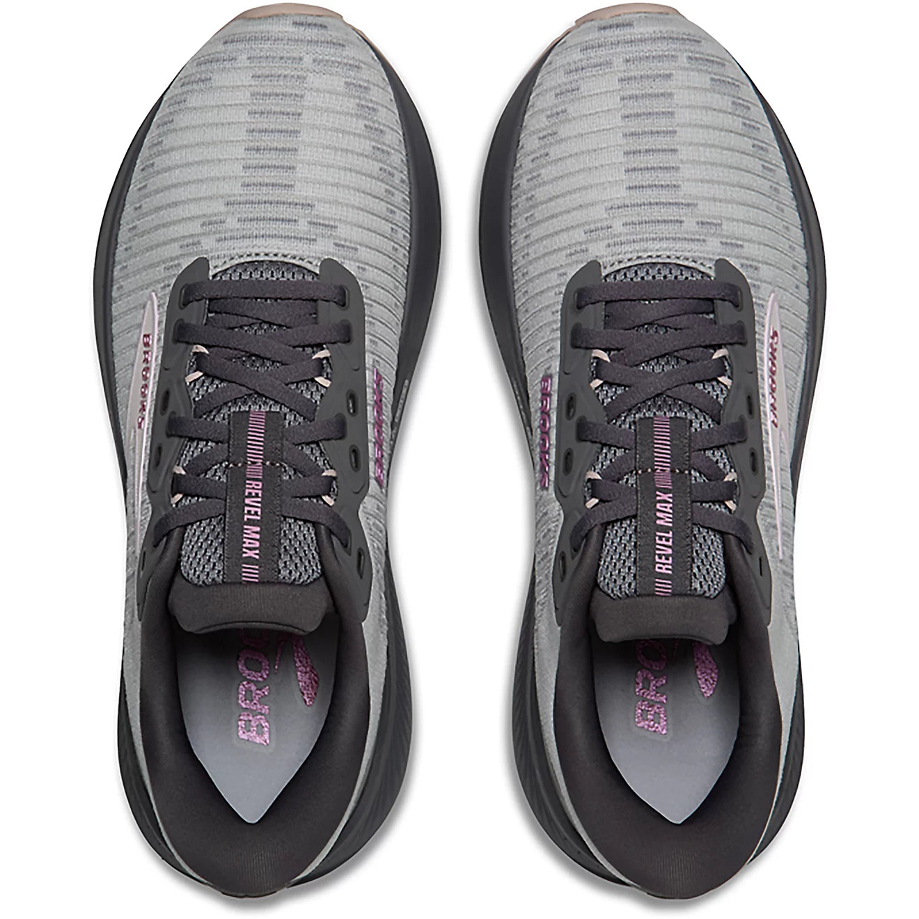 Brooks Women's Revel Max Running Shoes - Harbor Mist/Grey/Metallic 1204701B060