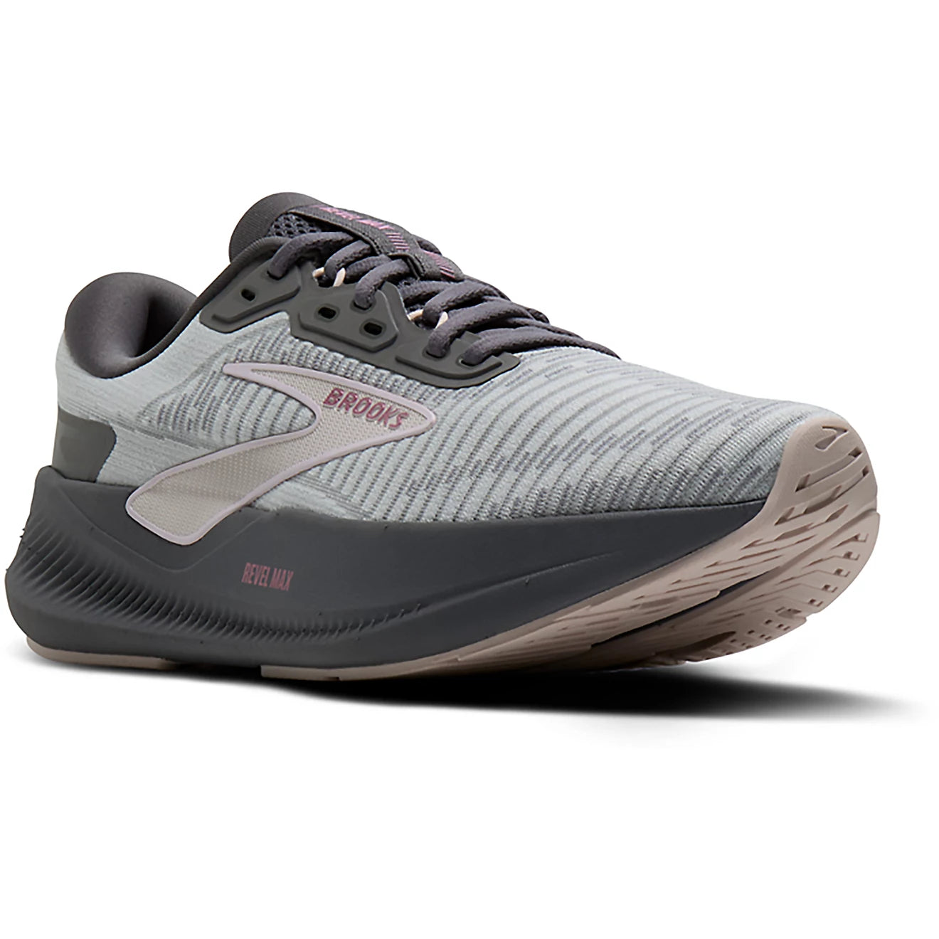 Brooks Women's Revel Max Running Shoes - Harbor Mist/Grey/Metallic