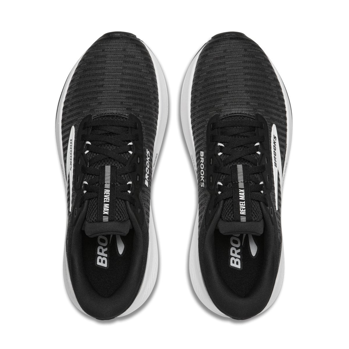 Brooks Women's Revel Max Running Shoes - Black/Grey/White 1204701B090