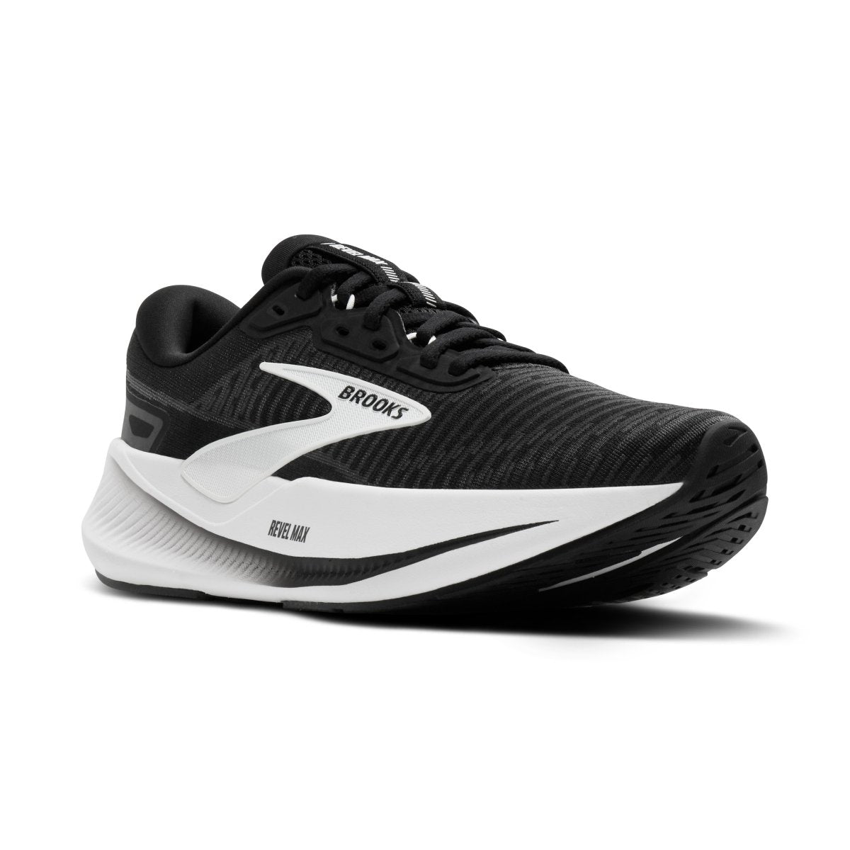 Brooks Women's Revel Max Running Shoes - Black/Grey/White 1204701B090