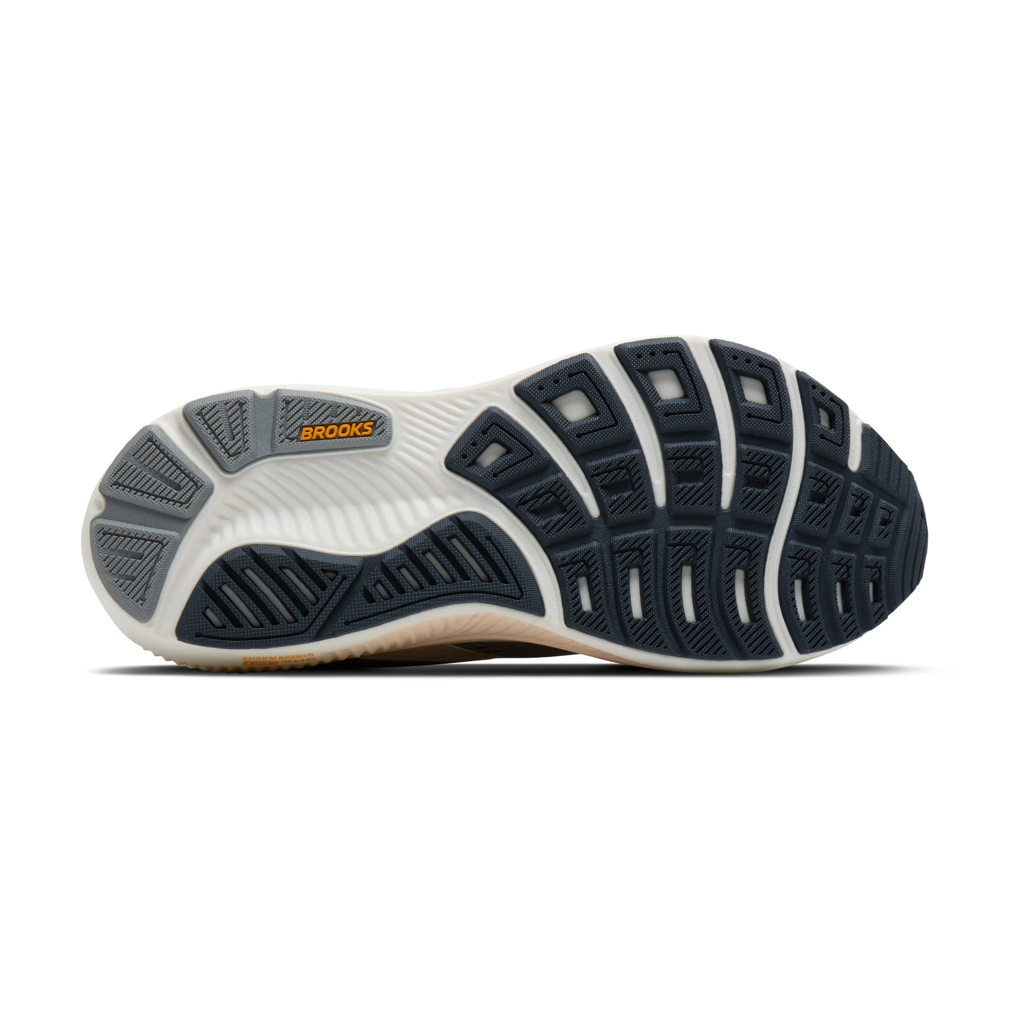 Brooks Women's Ghost 18 Running Shoe - Grey/Morganite/Coconut 1204821B047