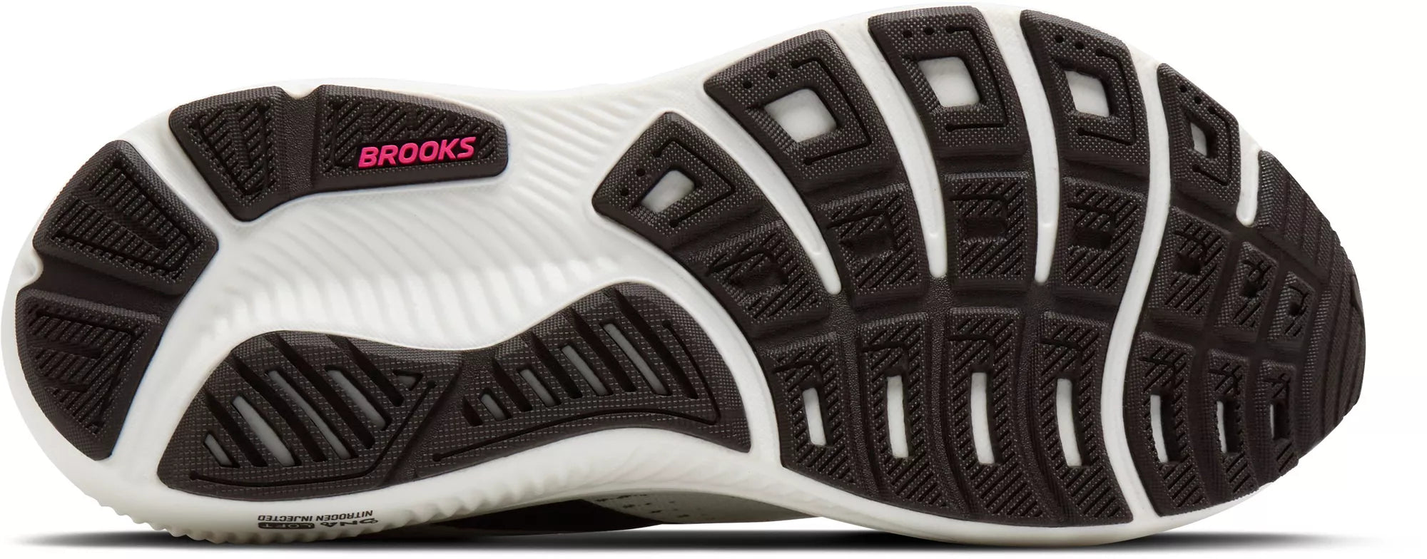 Brooks Women's Ghost 18 Running Shoe - Coconut/Coffee/Fuchsia 1204821B107