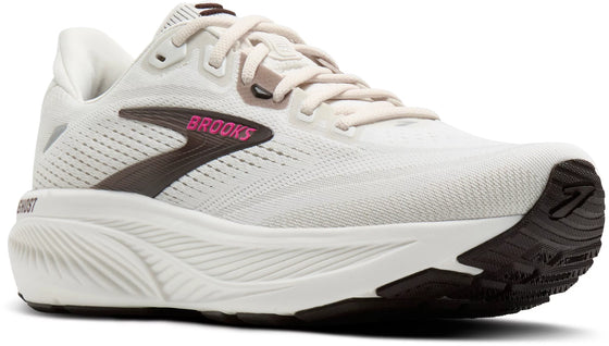 Brooks Women's Ghost 18 Running Shoe - Coconut/Coffee/Fuchsia 1204821B107