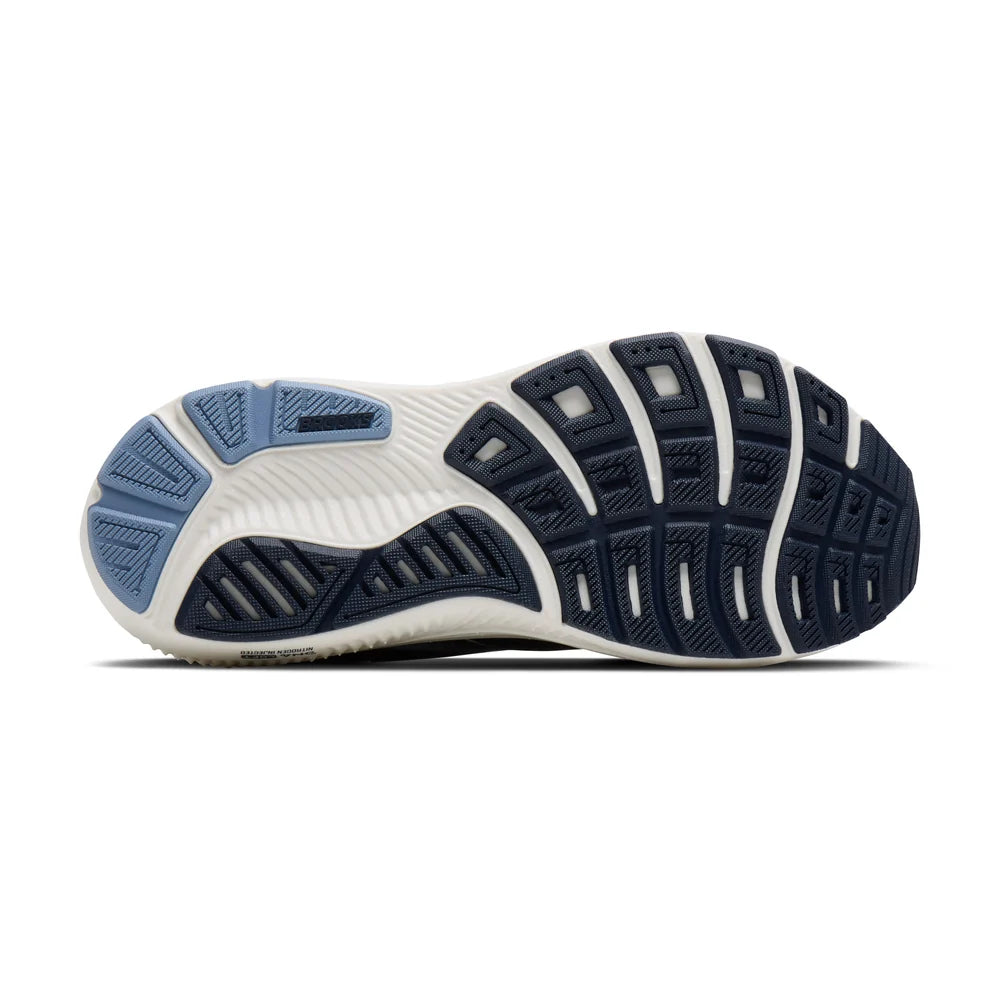 Brooks Women's Ghost 18 Running Shoe - Navy/Rain Washed/Coconut 1204821B440