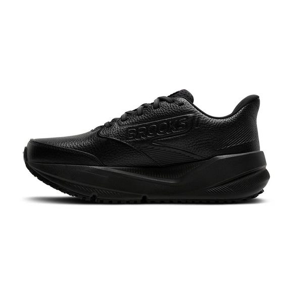 Brooks Women's Ghost Max Slip Resistant Work Shoe - Black/Black 1204841B072