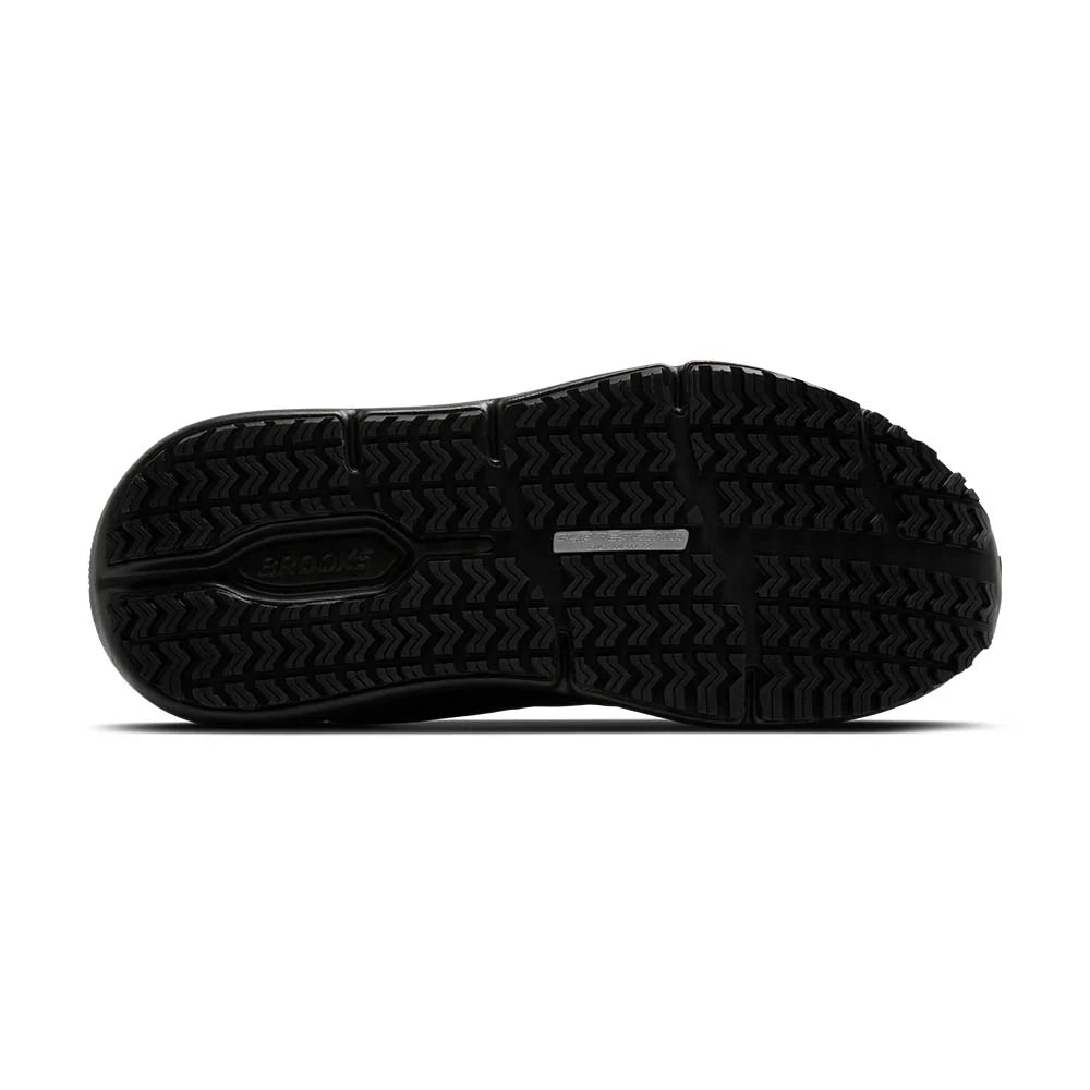 Brooks Women's Ghost Max Slip Resistant Work Shoe - Black/Black 1204841B072