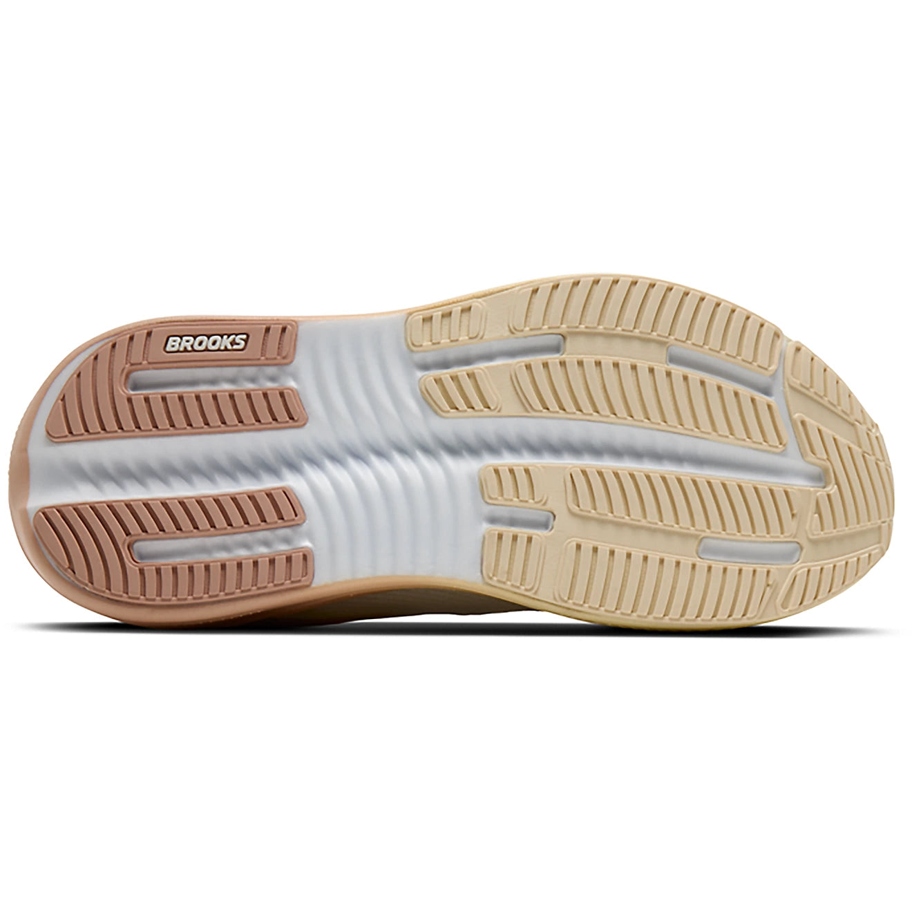 Brooks Women's Ghost Max 4 Running Shoe - White/Rose/Rutabaga 11204851B173
