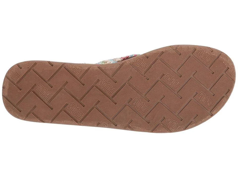 Flojos Women's Juno Weave Sandal - Natural Mulit 129-NATM