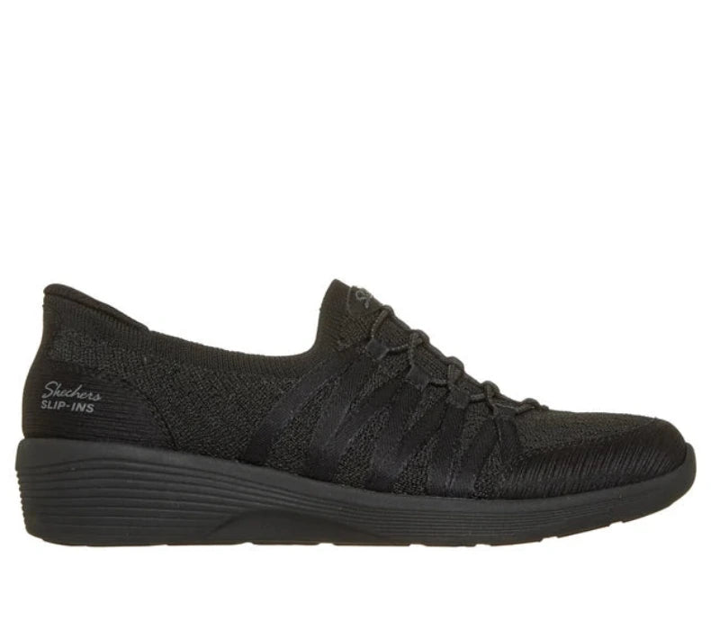 Skechers Women's Arya-Gleam Ease Slip-Ins - Black 159533