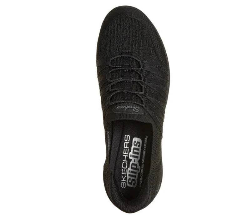 Skechers Women's Arya-Gleam Ease Slip-Ins - Black 159533