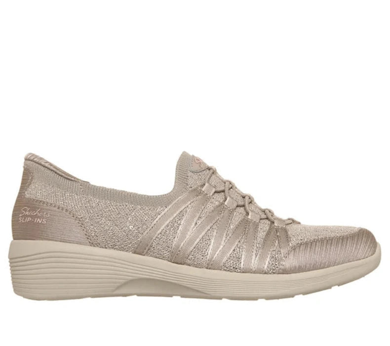 Skechers Women's Arya-Gleam Ease Slip-Ins - Taupe 159533