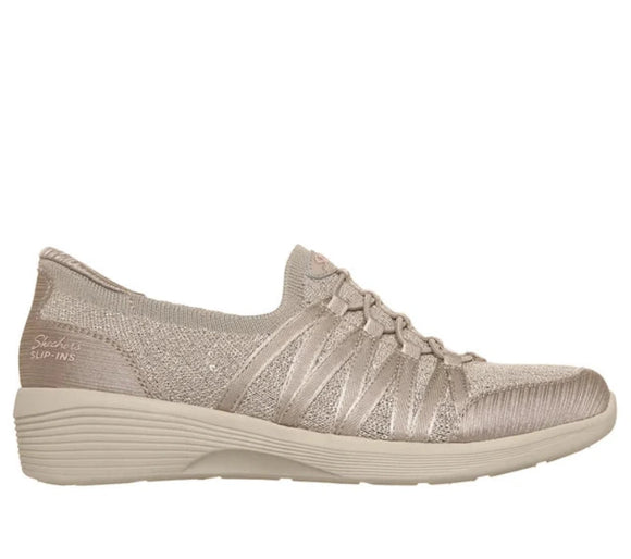 Skechers Women's Arya-Gleam Ease Slip-Ins - Taupe 159533