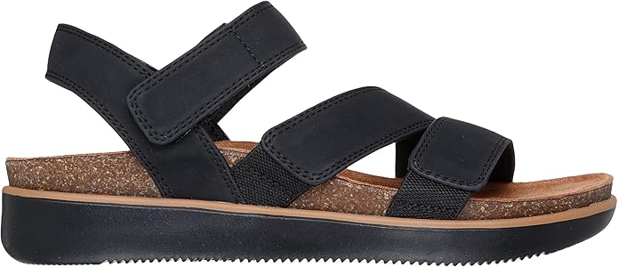 Skechers Women's Lifted Comfort Sandal - Black 163252