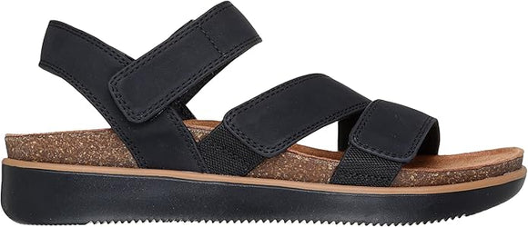 Skechers Women's Lifted Comfort Sandal - Black 163252